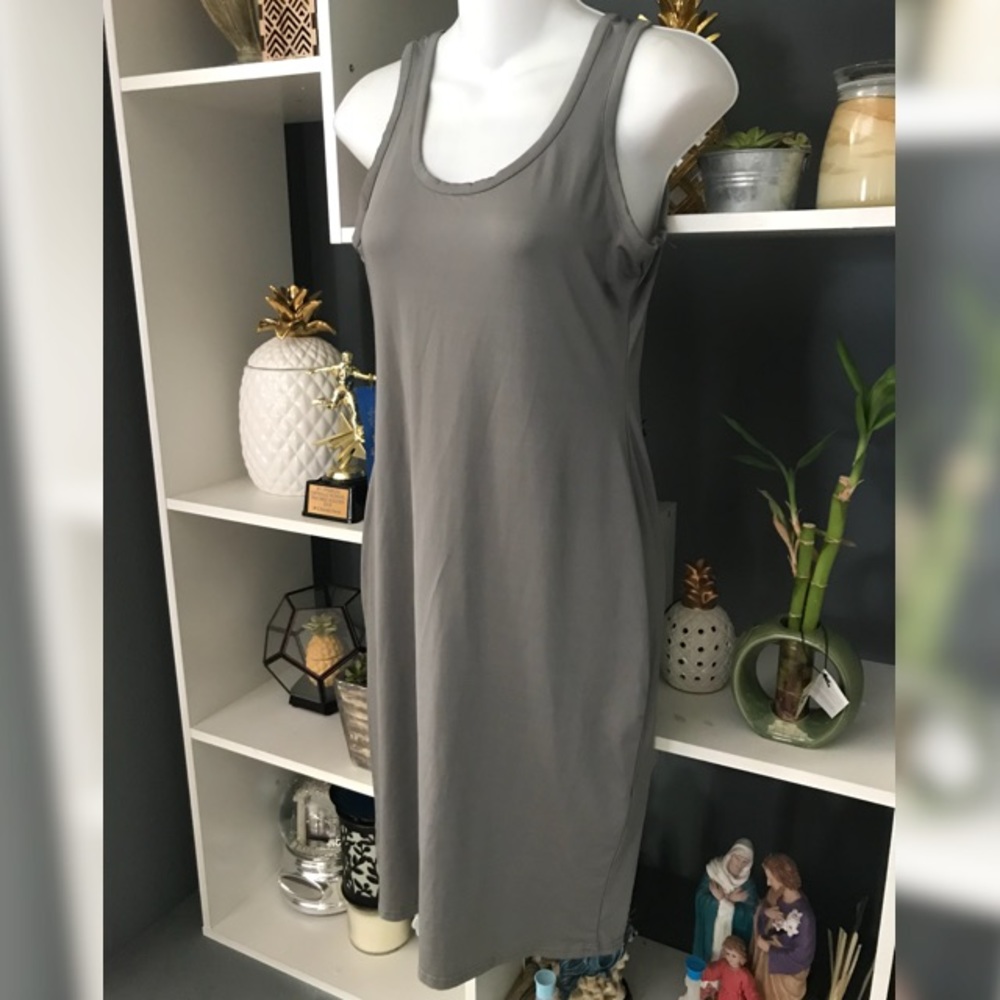 🌺SALE🌺! Grey Fitted Bodycon Tank Top Dress